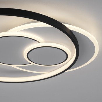 Plafoniera LED MAILAK negru Zuma Line 6392-16, 55x48 cm, 28W