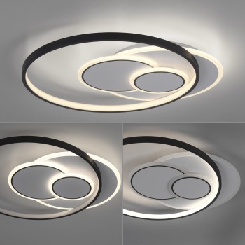 Plafoniera LED MAILAK negru Zuma Line 6392-16, 55x48 cm, 28W