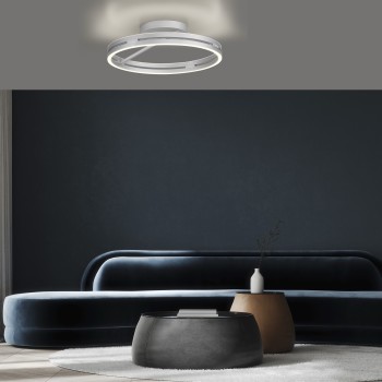 Plafoniera LED PURE LOOP aluminiu Zuma Line 6552-95, D60 cm, 52W