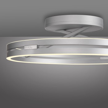Plafoniera LED PURE LOOP aluminiu Zuma Line 6552-95, D60 cm, 52W