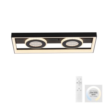 Plafoniera LED TRAFORO negru Zuma Line 6854-18, 45x20 cm, 20W