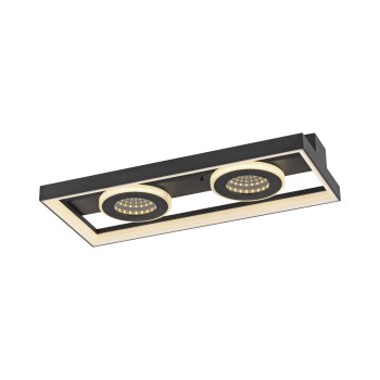 Plafoniera LED TRAFORO negru Zuma Line 6854-18, 45x20 cm, 20W
