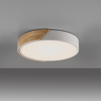 Plafoniera LED BILA negru Zuma Line 14288-16, D32 cm, 24W