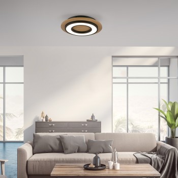 Plafoniera LED TOLA negru Zuma Line 14560-18, 6.5x32 cm, 18W