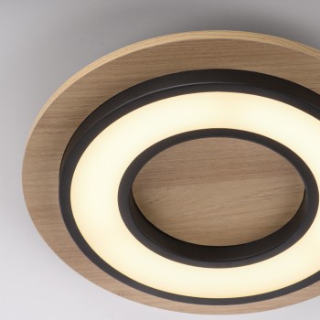Plafoniera LED TOLA negru Zuma Line 14560-18, 6.5x32 cm, 18W