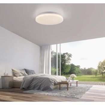 Plafoniera LED URANUS alb Zuma Line 14275-16VE, D26 cm, 12W