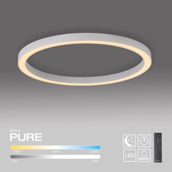 Plafoniera LED PURE LINES ROUND alb Zuma Line 6306-16, D70 cm, 42W
