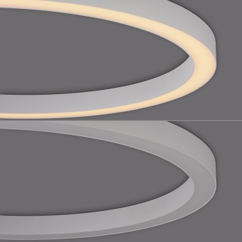 Plafoniera LED PURE LINES ROUND alb Zuma Line 6306-16, D70 cm, 42W