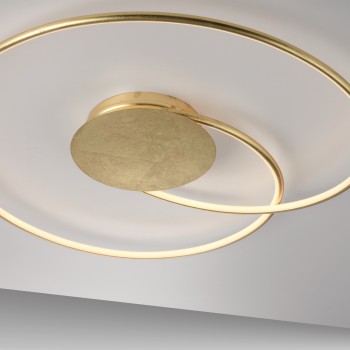Plafoniera LED NASTRO auriu Zuma Line 6189-12, 70x65 cm, 30W