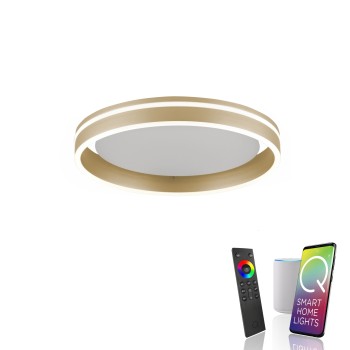 Plafoniera LED Q-VITO alama mata Zuma Line 8414-60, D40 cm, 33W, RGB