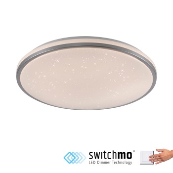 Plafoniera LED KYLE argintiu Zuma Line 14295-21, 9.5x49.3 cm, 36.5W