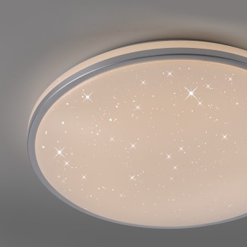 Plafoniera LED KYLE argintiu Zuma Line 14295-21, 9.5x49.3 cm, 36.5W