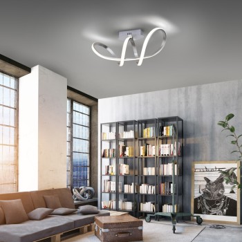 Plafoniera LED MARIA argintiu Zuma Line 15403-95, 27x24.5 cm, 18W