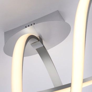 Plafoniera LED MARIA argintiu Zuma Line 15403-95, 27x24.5 cm, 18W