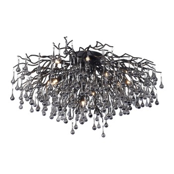 Plafoniera ICICLE negru Zuma Line 8092-18, D100 cm, 14xG9
