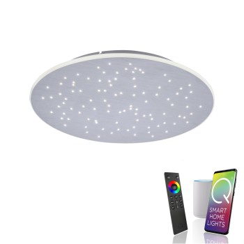 Plafoniera LED Q-NIGHTSKY aluminiu Zuma Line 8037-95, D48.5 cm, 29W
