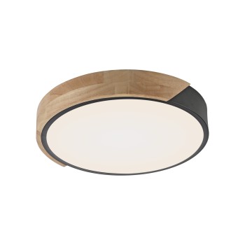 Plafoniera LED BILA negru Zuma Line 14288-18, D32 cm, 24W