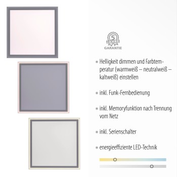 Plafoniera LED EDGING alb Zuma Line 14851-16, 6.2x46.4 cm, 50W