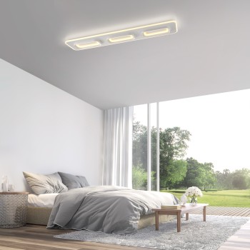 Plafoniera LED Q-KALINA alb Zuma Line 6505-16, 115x30 cm, 61W