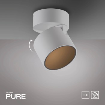 Plafoniera LED PURE CUP alb Zuma Line 6226-16, 13.7x9.5 cm, 15W