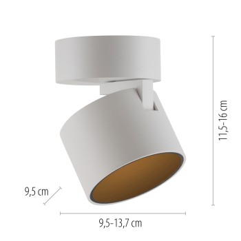 Plafoniera LED PURE CUP alb Zuma Line 6226-16, 13.7x9.5 cm, 15W