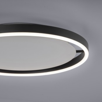 Plafoniera LED RITUS antracit Zuma Line 15391-13, D39.3 cm, 20W