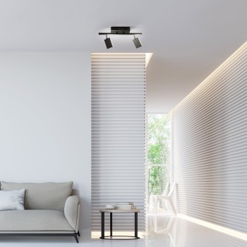 Plafoniera LED PURE-MIRA negru Zuma Line 6354-18, 52.5x24 cm, 15W