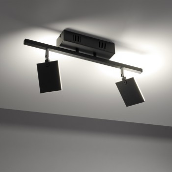 Plafoniera LED PURE-MIRA negru Zuma Line 6354-18, 52.5x24 cm, 15W