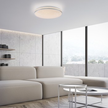 Plafoniera LED KYLE argintiu Zuma Line 14294-21, 7x38 cm, 23.5W