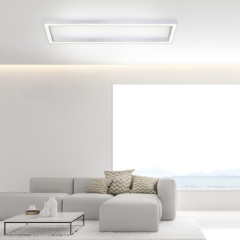 Plafoniera LED PURE-LINES aluminiu Zuma Line 6023-95, 110x30 cm, 42W