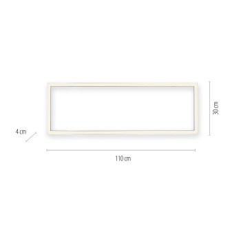 Plafoniera LED PURE-LINES aluminiu Zuma Line 6023-95, 110x30 cm, 42W