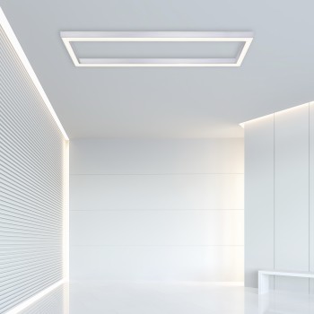 Plafoniera LED PURE-LINES aluminiu Zuma Line 6023-95, 110x30 cm, 42W