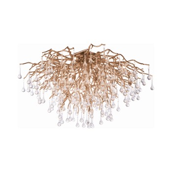 Plafoniera ICICLE alama antichizata Zuma Line 8092-11, D100 cm, 14xG9