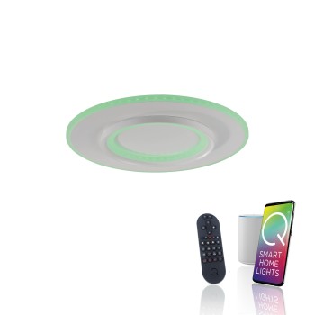 Plafoniera LED Q-KALINA alb Zuma Line 6503-16, D50 cm, 41W