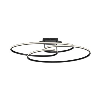 Plafoniera LED LUMACA negru Zuma Line 15321-18, 22.5x30.5 cm, 35W