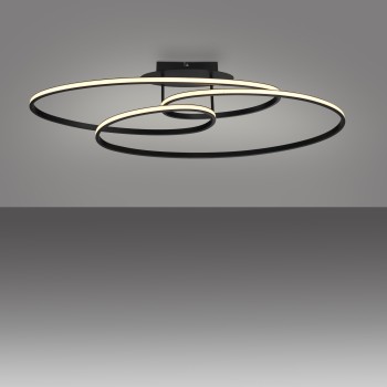 Plafoniera LED LUMACA negru Zuma Line 15321-18, 22.5x30.5 cm, 35W