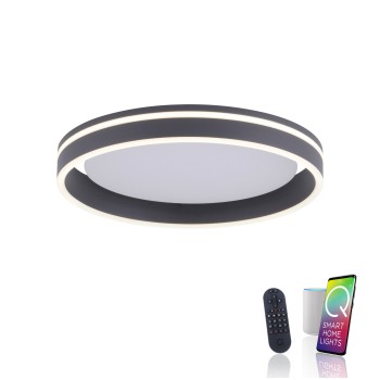 Plafoniera LED Q-VITO antracit Zuma Line 8414-13, D40 cm, 33W