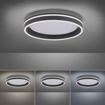 Plafoniera LED Q-VITO antracit Zuma Line 8414-13, D40 cm, 33W