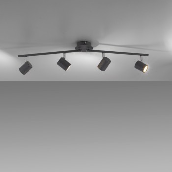 Plafoniera TARIK antracit Zuma Line 11944-13, 16x76.5 cm, 4xGU10