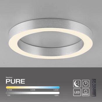 Plafoniera LED PURE LINES ROUND otel Zuma Line 6310-95, D35 cm, 21W