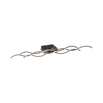 Plafoniera LED WAVE negru Zuma Line 15166-18, 8x16 cm, 32W