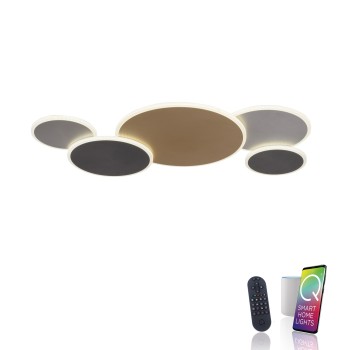 Plafoniera LED Q-PIATO multicolor Zuma Line 8008-70, 85x49.5 cm, 56W
