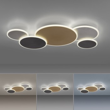 Plafoniera LED Q-PIATO multicolor Zuma Line 8008-70, 85x49.5 cm, 56W