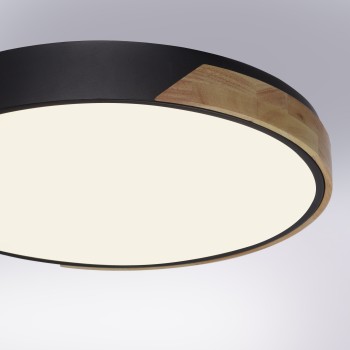 Plafoniera LED Q-BILA negru Zuma Line 6071-18, 51x52 cm, 40W
