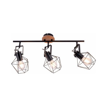 Plafoniera JARO negru Zuma Line 15673-78, 83x28 cm, 3xE27