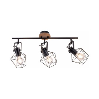 Plafoniera JARO negru Zuma Line 15673-78, 83x28 cm, 3xE27