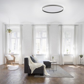 Plafoniera LED Q-VITO antracit Zuma Line 8418-13, D79.4 cm, 65W
