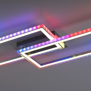 Plafoniera LED FELIX60 argintiu Zuma Line 14635-55, 6.4x72 cm, 45W