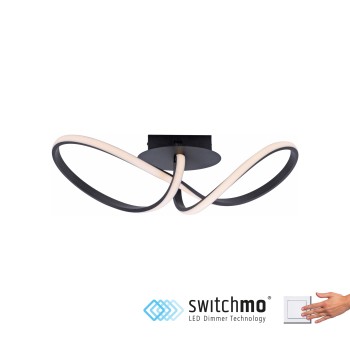 Plafoniera LED MARIA negru Zuma Line 15403-18, 61x24.5 cm, 18W