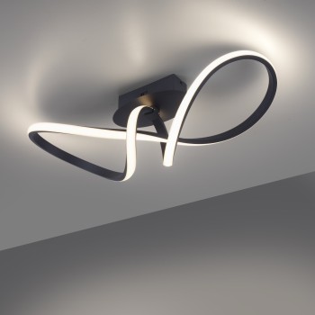 Plafoniera LED MARIA negru Zuma Line 15403-18, 61x24.5 cm, 18W